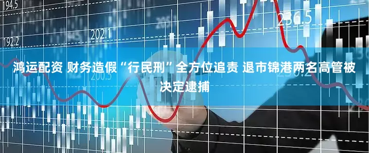 鸿运配资 财务造假“行民刑”全方位追责 退市锦港两名高管被决定逮捕