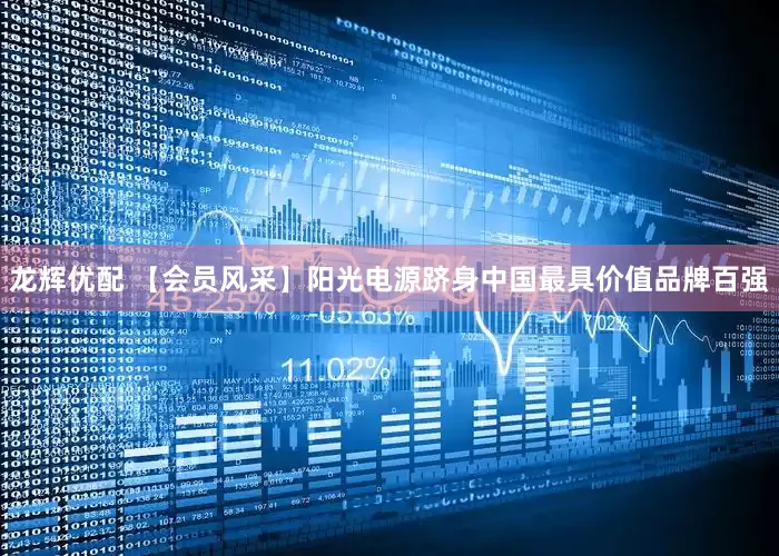 龙辉优配 【会员风采】阳光电源跻身中国最具价值品牌百强